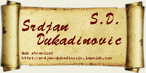 Srđan Dukadinović vizit kartica